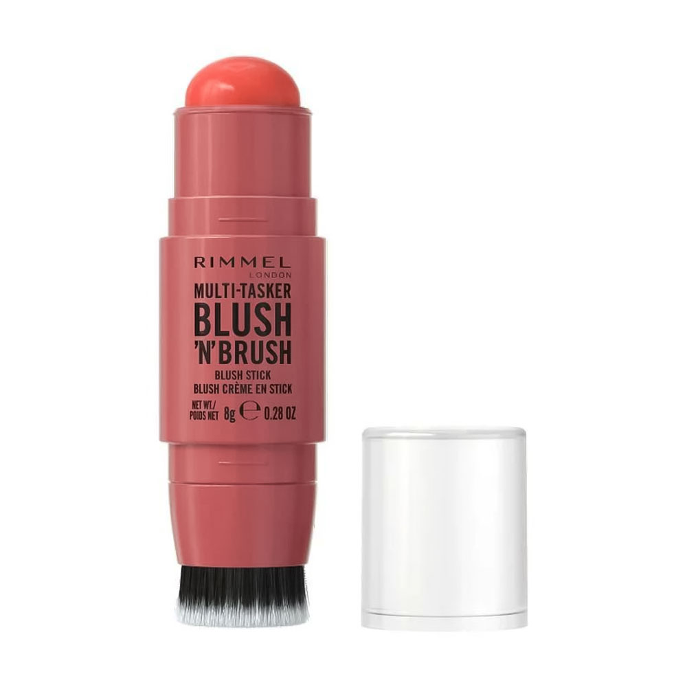 Рум'яна-стік для обличчя Rimmel Multi-Tasker Blush'N'Brush Blush Stick 250 Coral Dust, 8 г